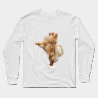 Dog Pomeranian Spitz Long Sleeve T-Shirt